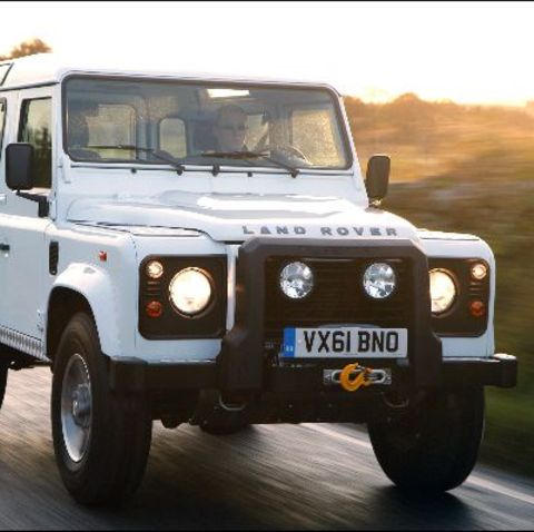 Der Land Rover Defender darf noch weiter fahren