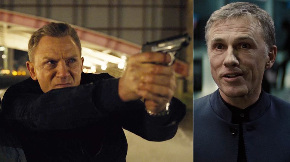 Erbitterte Widersacher im neuen "Bond"-Film "Spectre": Daniel Craig und Christoph Waltz