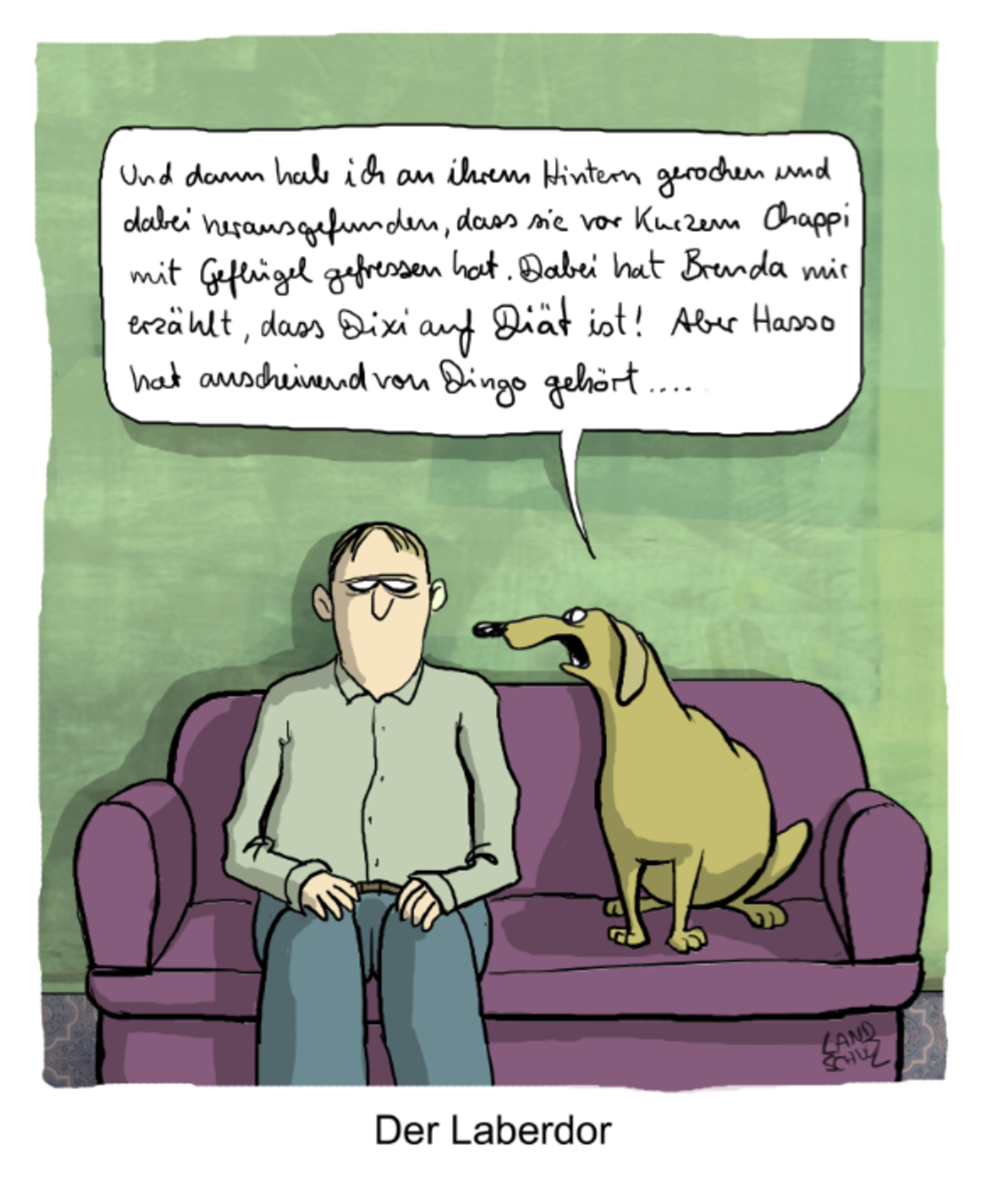 Cartoonbuch - Wortwitze: Der kann in den Speermüll