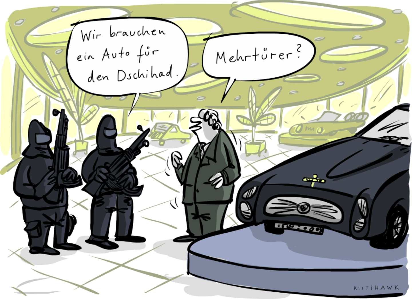 Cartoonbuch - Wortwitze: Der kann in den Speermüll