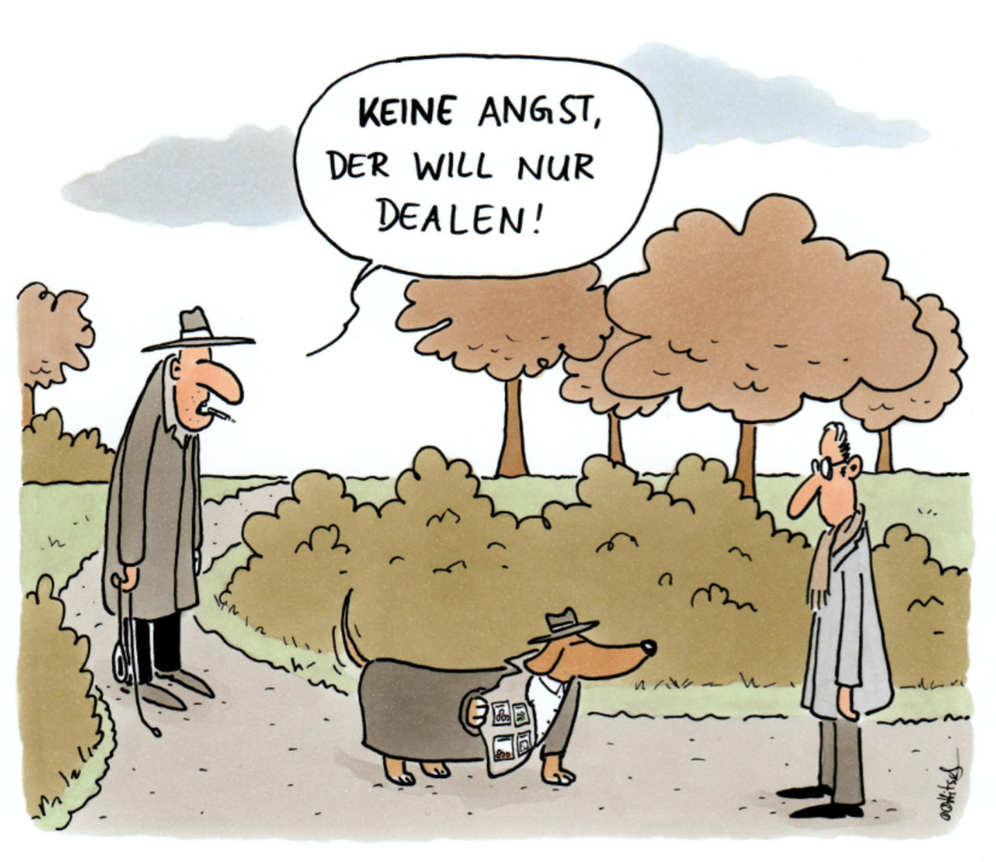 Cartoonbuch - Wortwitze: Der kann in den Speermüll