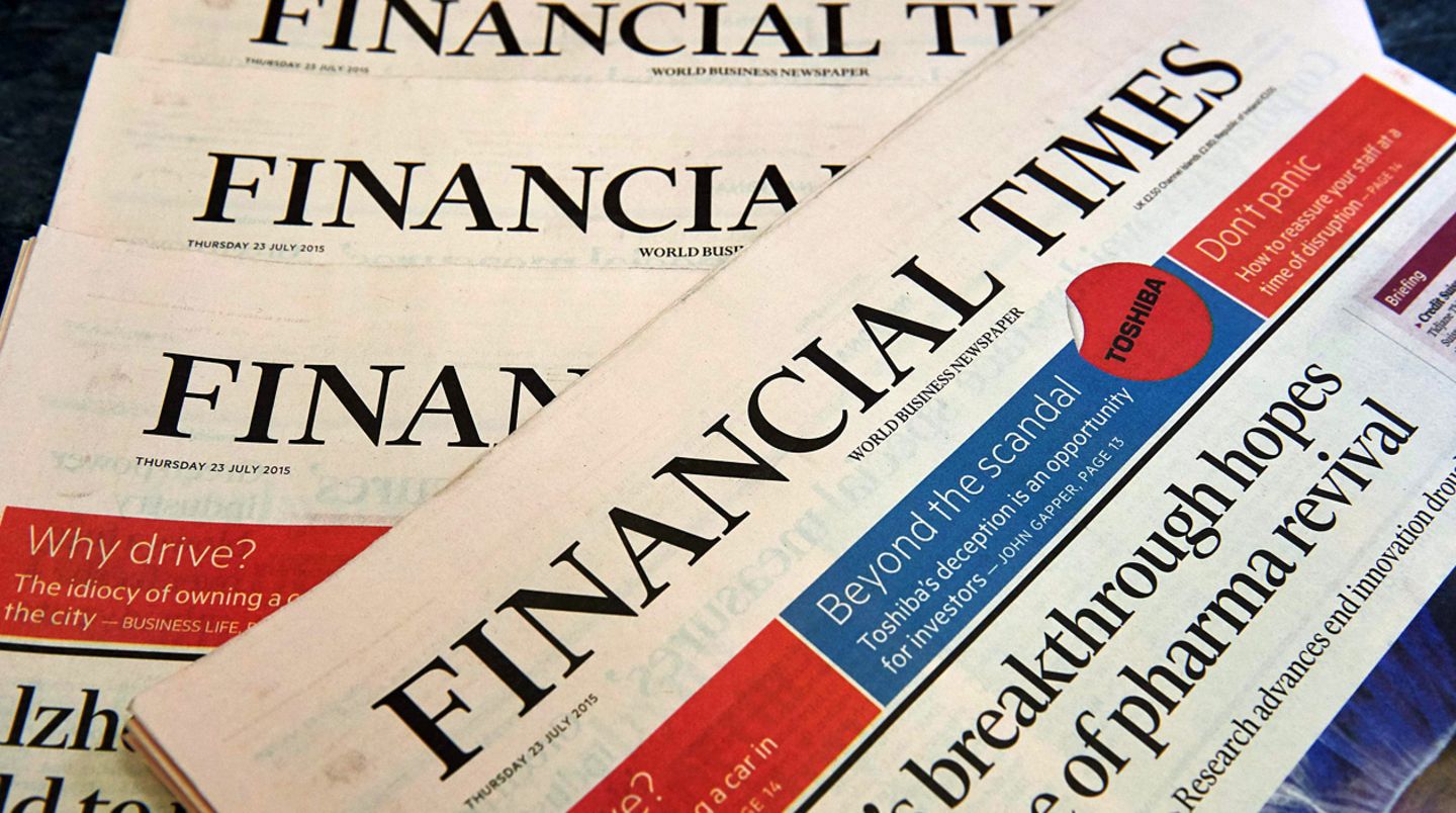 Zukünftig in japanischem Besitz: die "Financial Times"