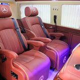 In diesen Sitzen macht das Reisen Spaß.