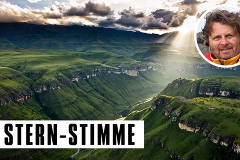 M. Poliza: Bilder meines Lebens: Gottes Strahlen über den Drakensbergen