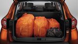 Der Kofferraum des Renault Captur hat ein Volumen von 377 Liter bis 1.235 Liter