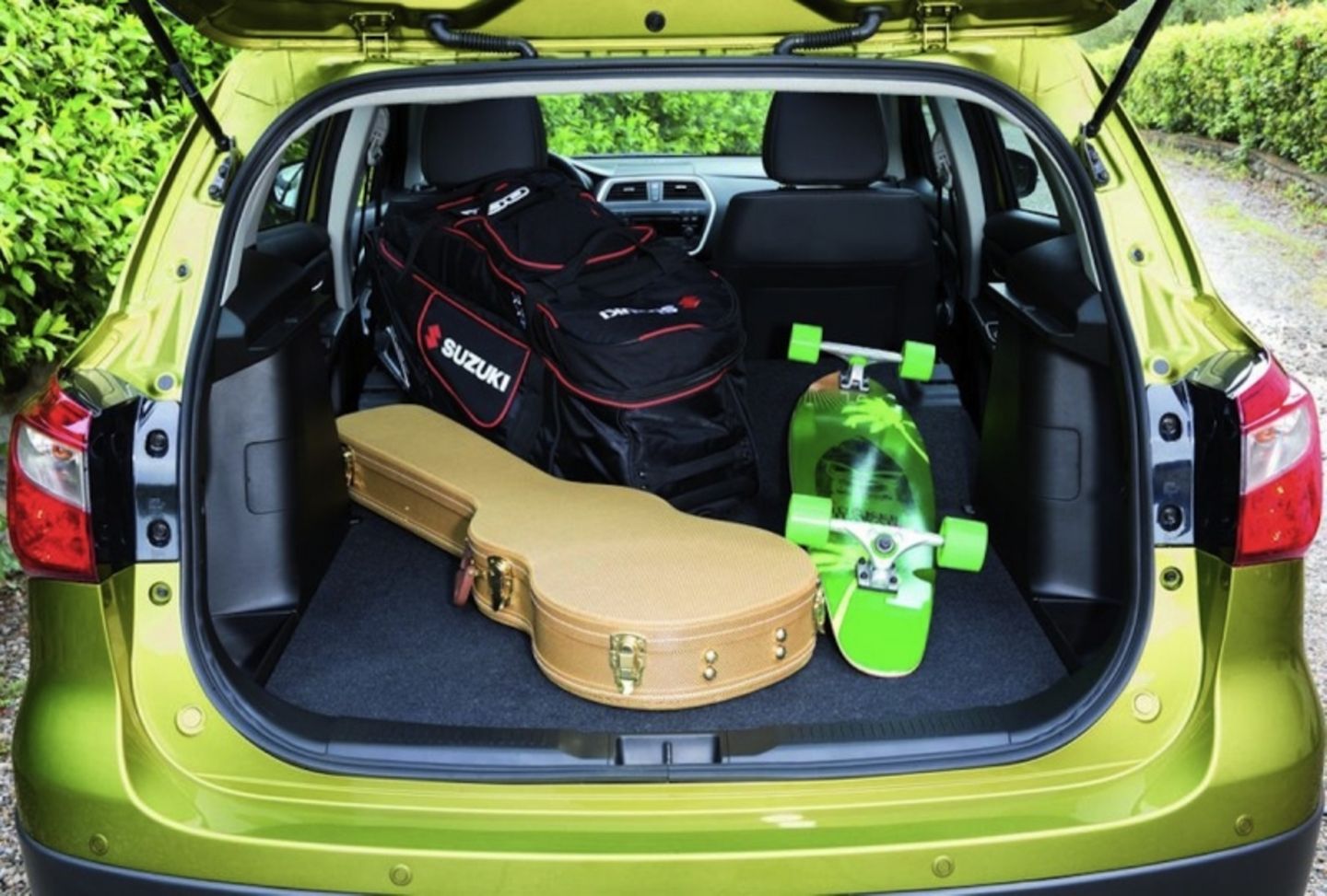 Der Kofferraum des Suzuki SX4 ist geräumig