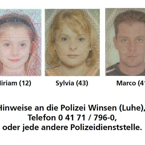 Mit diesen Fotos sucht die Polizei nach der verschwundenen Familie Schulze