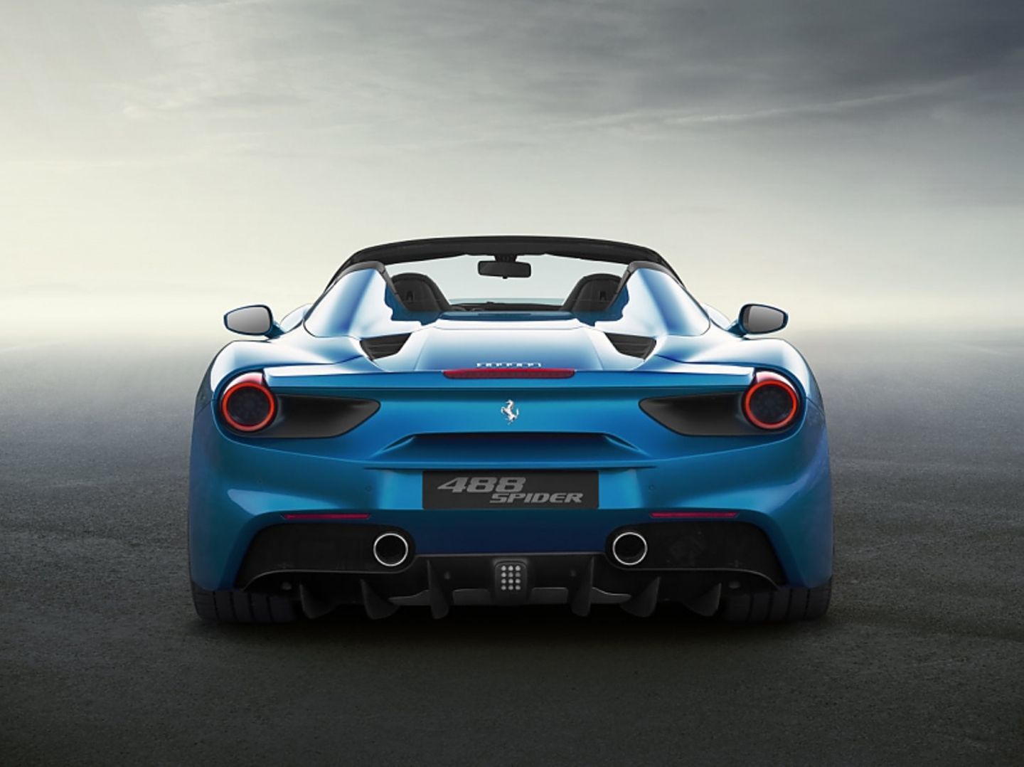 Ferrari 488 Spider - das Heck unverkennbar Ferrari