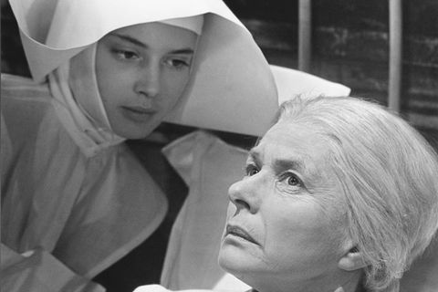 Mutter und Tochter, Nonne und Nonne: An der Seite Ingrid Bergmans gab Isabella Rossellini (links) ihr Filmdebüt in "A Matter of Time".