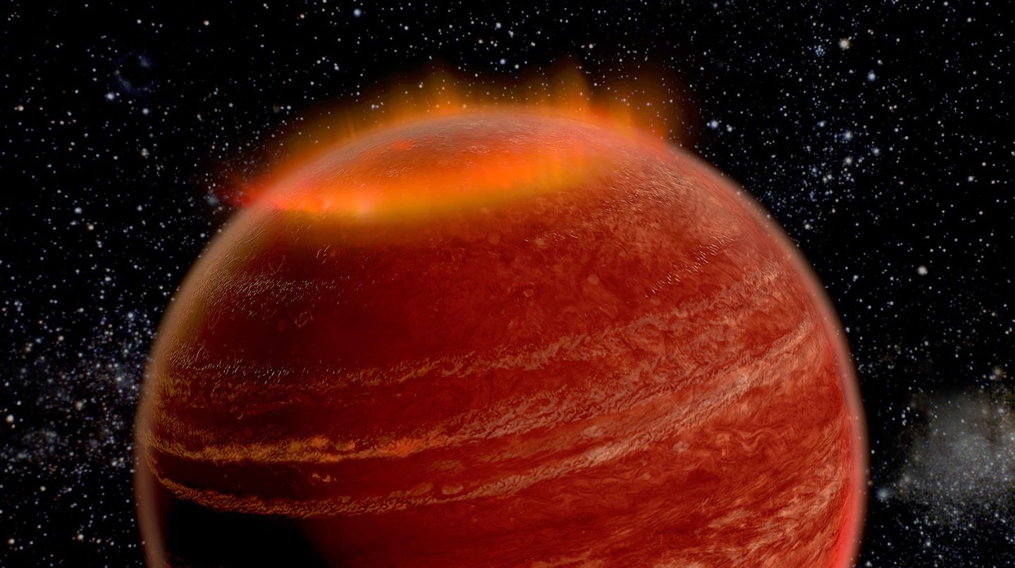 Forscher haben Polarlichter im fernen All beobachtet