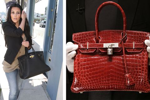Unterarm anwinklen, Birkin Bag anhängen. Prominente wie Kim Kardashian schwören auf die Luxustasche von Hermès.