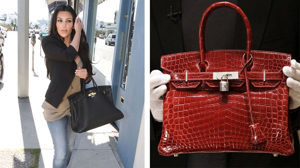 Unterarm anwinklen, Birkin Bag anhängen. Prominente wie Kim Kardashian schwören auf die Luxustasche von Hermès.