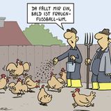 Cartoon-Buch: Golf ist doch gefährlich