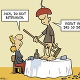 Cartoon-Buch: Golf ist doch gefährlich