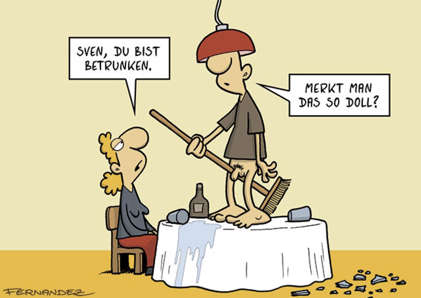 Cartoon-Buch: Golf ist doch gefährlich