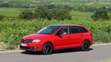 Beim Skoda Rapid Spaceback Monte Carlo haben die Passagiere auch im Fond viel Platz