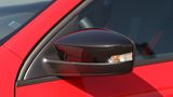 Auch die Spiegelschalen sind schwarz lackiert