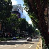 Auf den Straßen von Singapur