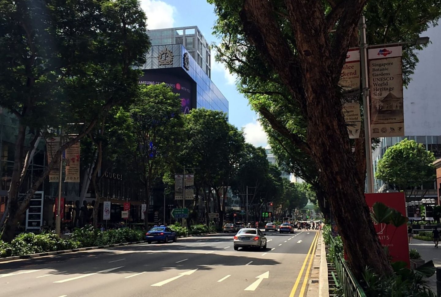 Auf den Straßen von Singapur