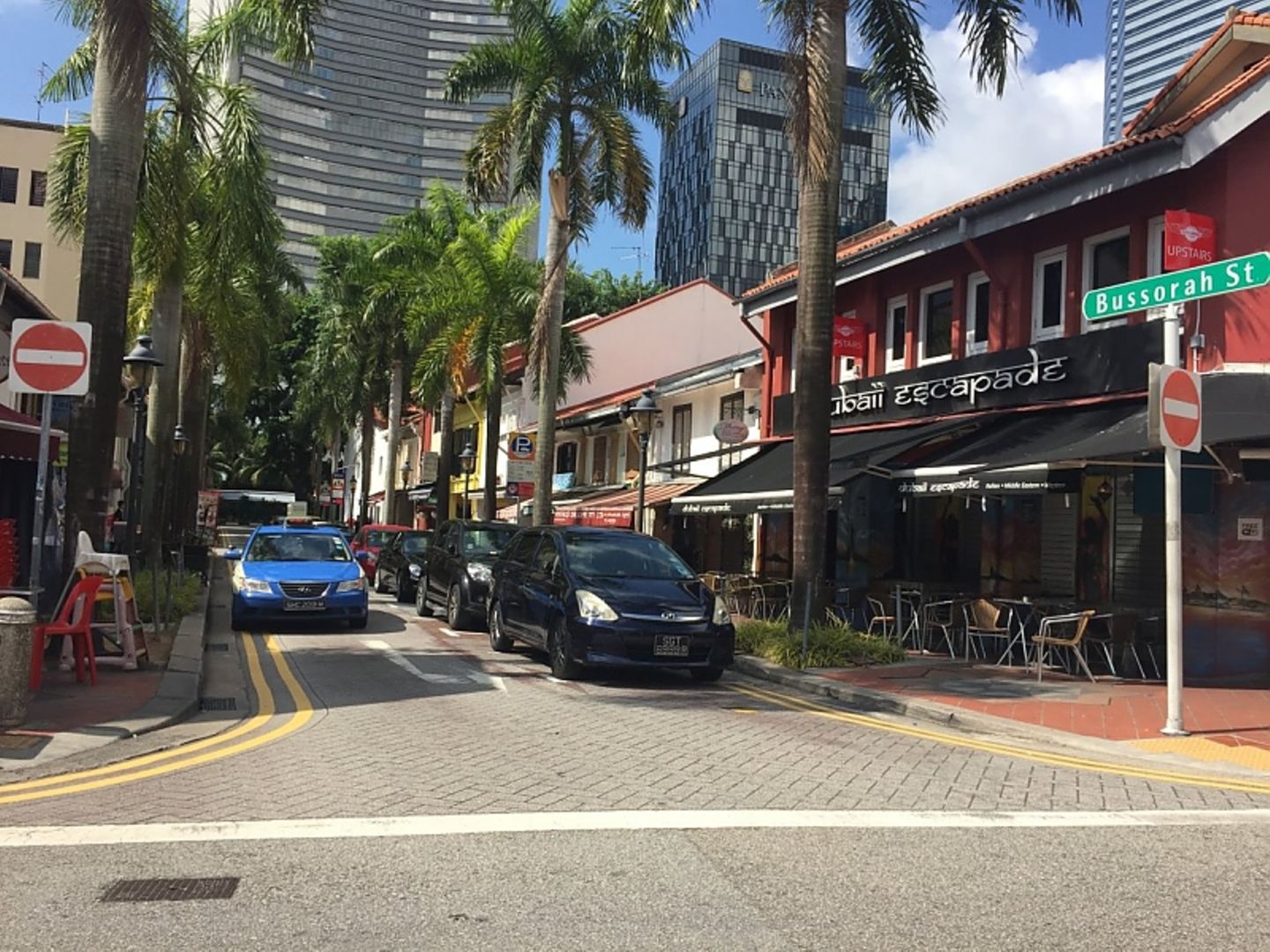 Auf den Straßen von Singapur