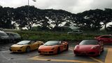 Auf den Straßen von Singapur - schnelle Mietwagen