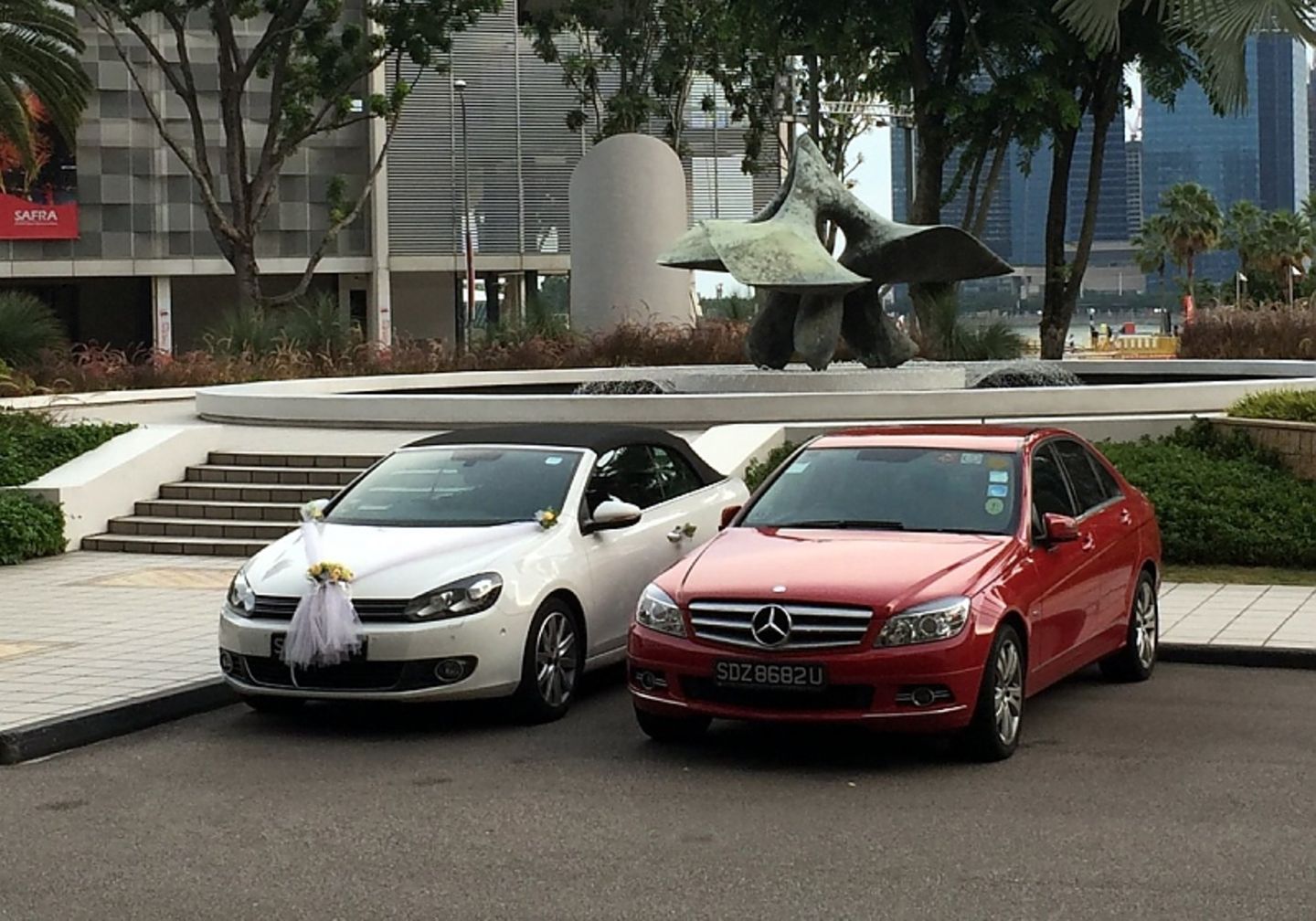 Auf den Straßen von Singapur