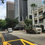 Auf den Straßen von Singapur