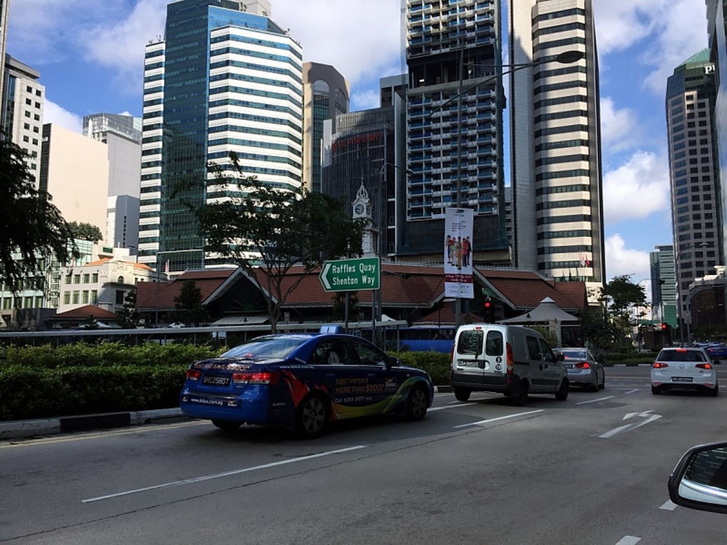 Auf den Straßen von Singapur