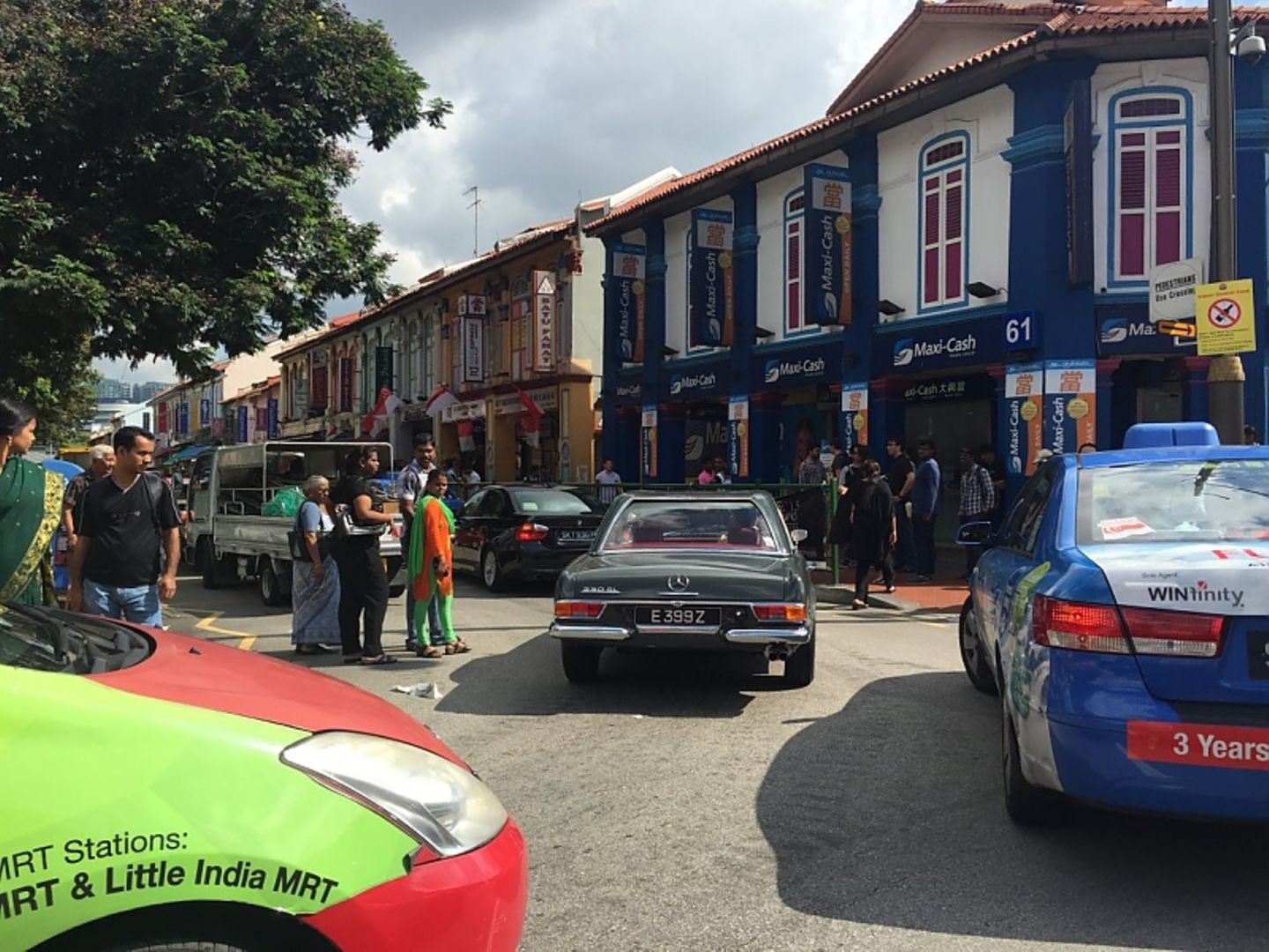 Auf den Straßen von Singapur