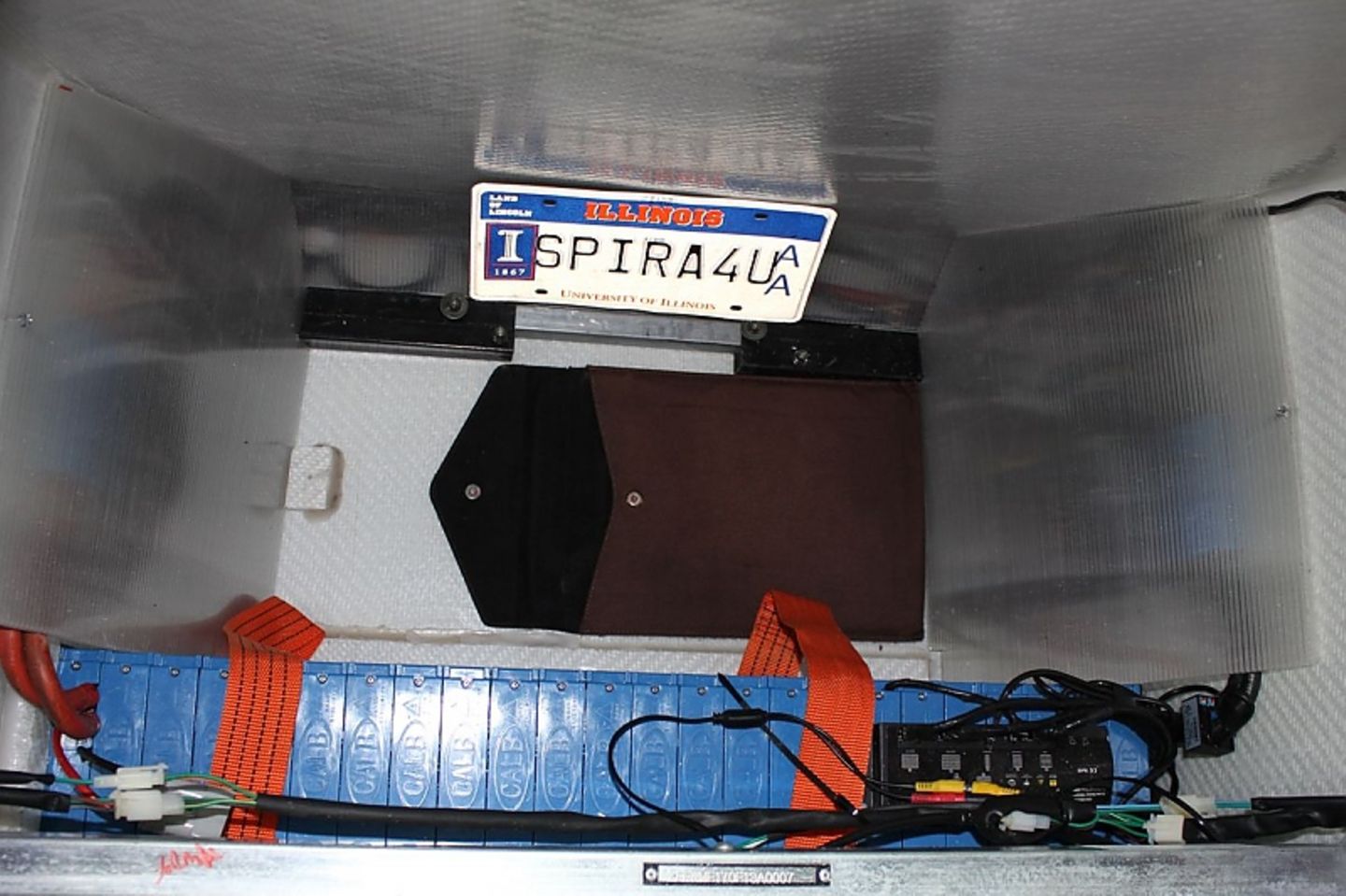 Die Batterien der Elektroversion.