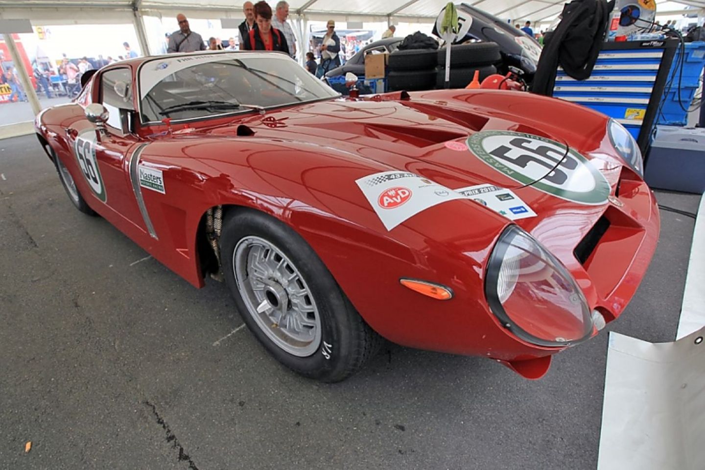 Der ISO Bizzarrini wird von Georg Nolte pilotiert.