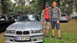 Familie Peterson ist über 800 Kilometer in ihrem BMW M3 von 1995 aus Dänemark angereist.