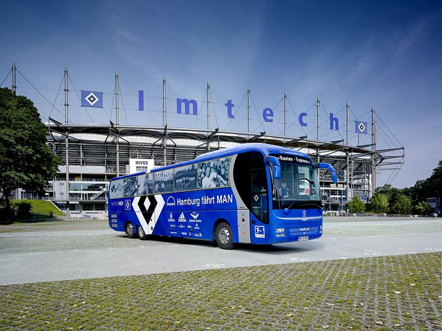 Mannschaftsbus Hamburger SV