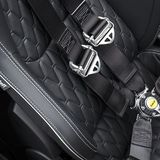 Auf Wunsch steht neben dem Dreipunkt-, noch ein Vierpunkt-Gurt zur Verfügung.