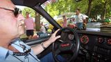 Den Boliden zu fahren, ist richtig Arbeit.