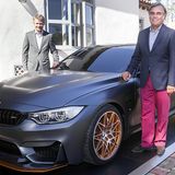 BMW M4 GTS Concept in Pebble Beach zusammen mit BMW-USA-Chef Willisch und Carsten Preis von der M GmbH