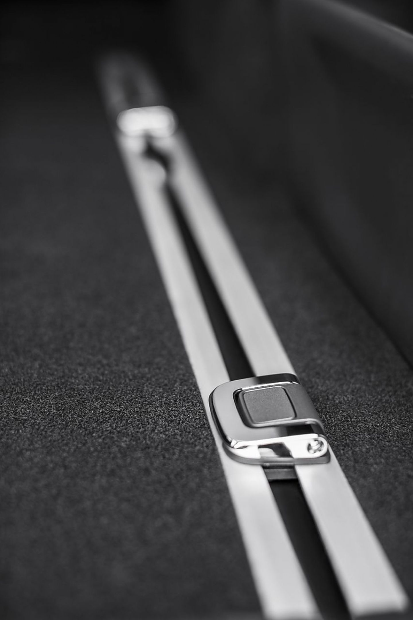 Das Schienensystem hilft beim Fixieren der Ladung
