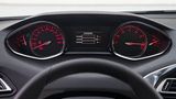 Im Sport-Modus schimmern die Instrumente rot