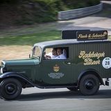 Ein Opel P4 Kastenwagen auf dem Sachsenring