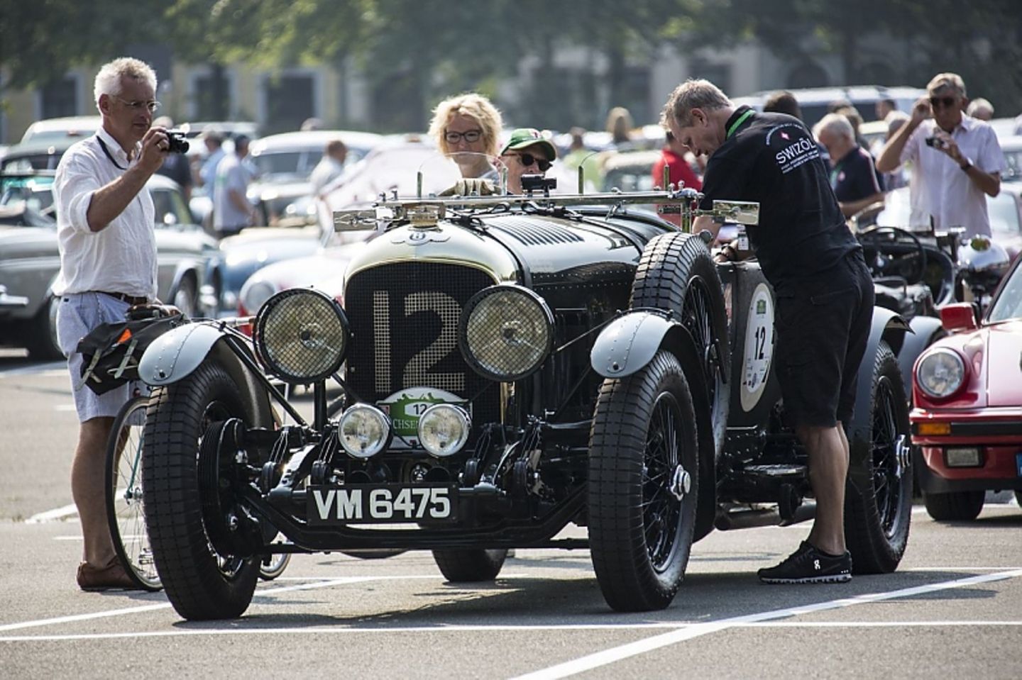 Ein Bentley 4 1/2 Litre Open Tourer war ebenfalls dabei