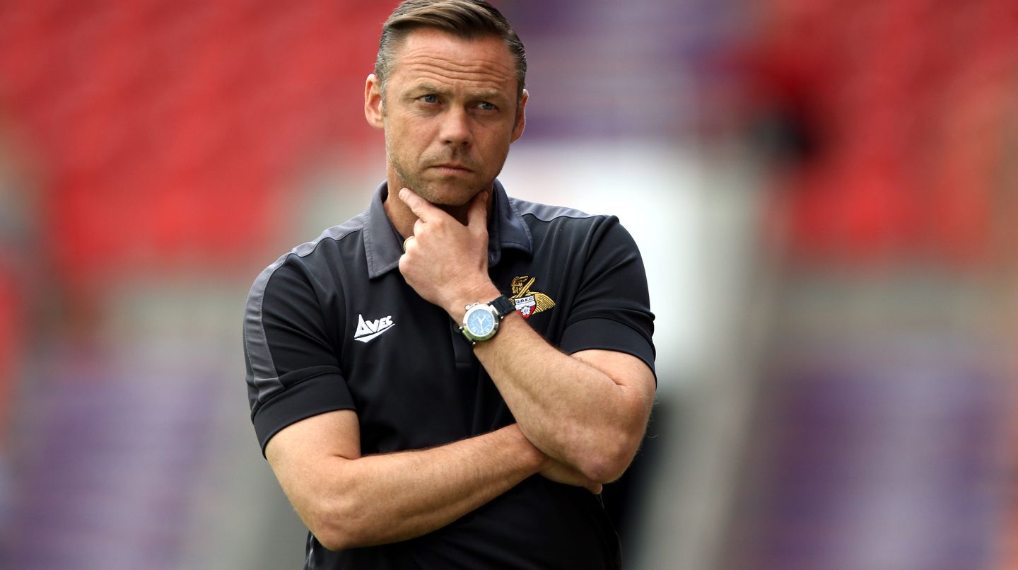 Doncaster Rovers Trainer Paul Dickov
