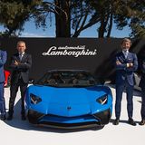 Lamborghini Führungsteam mit F. Foschini M. Reggiani S. Winkelmann A. Farmeschi