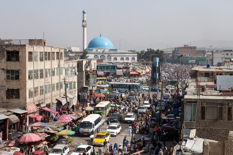 Blick auf Downwon Kabul