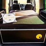 Bis zu 1,34 Meter mal 1,95 Meter misst die Liegefläche.