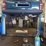 Auch ein Schwede muss mal in die Werkstatt.