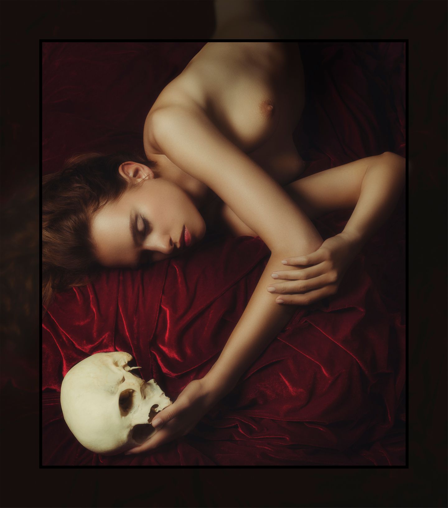 Masha with Skull