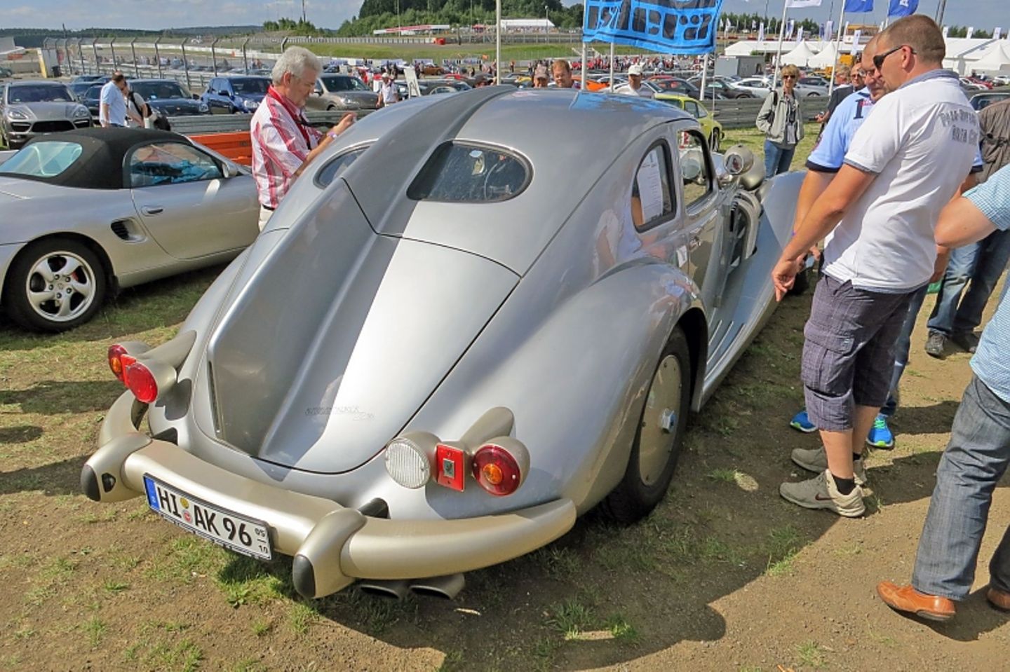 Das Design hat den Mercedes-Benz 540 K Stromlinienwagen zum Vorbild.