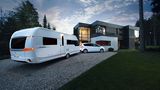 Der Hobby Premium ist eines der teureren Wohnwagen-Modelle auf dem Caravan Salon.