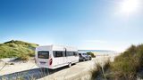 Camping kann so schön sein: Hobby Deluxe.