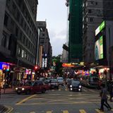 Auf den Straßen von Hong Kong